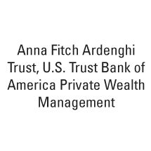 Sponsor – Anna Fitch Ardenghi Trust